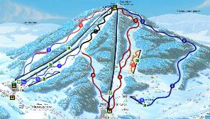 Tanvaldsk pik - mapa skiarelu
