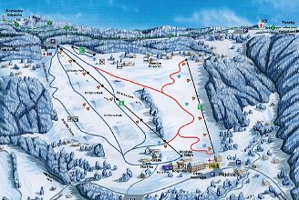 Rejdice - mapa skiarelu